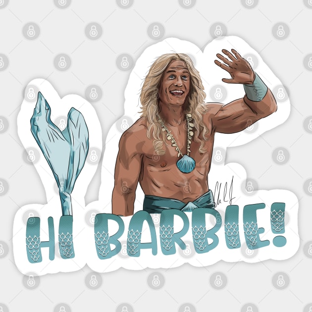 Hi, Merman! Sticker by 51Deesigns